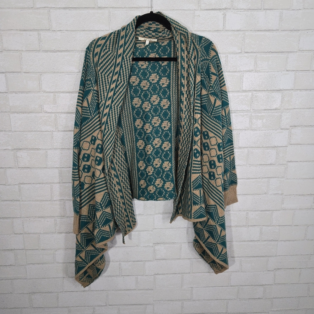 miami printed‎ sweater cardigan